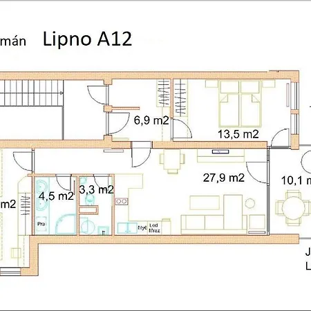 Apartmán Lipno A12 Lipno nad Vltavou